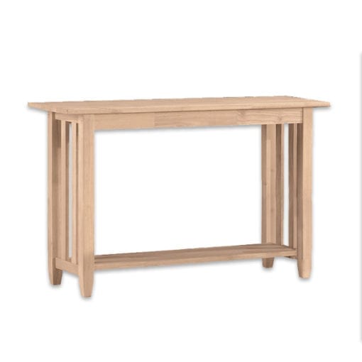 Mission Sofa Entry Table Wood You Furniture Of Gainesville Inc