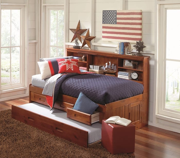 twin bed with trundle