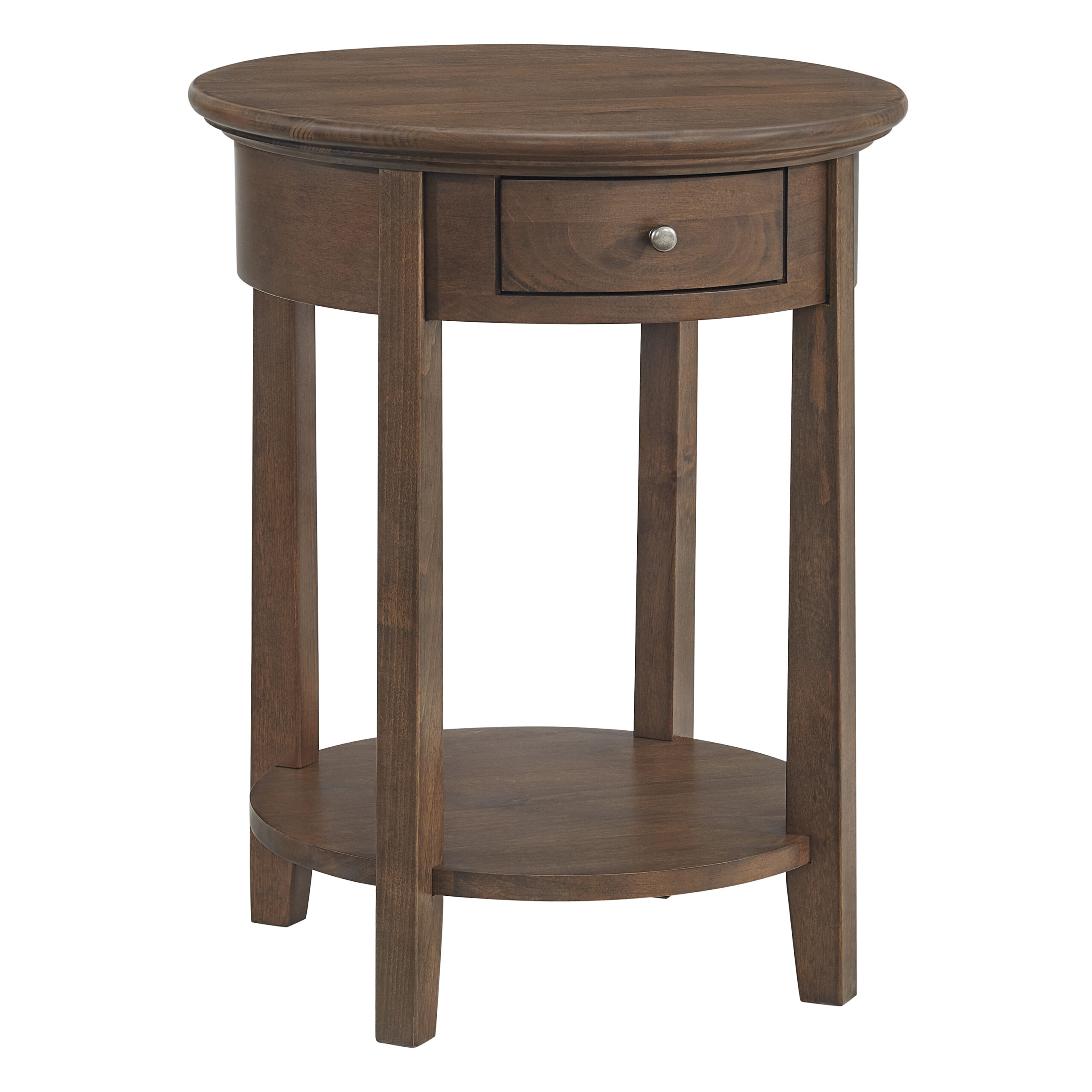 McKenzie Round Side Table - Wood You Furniture of Gainesville, Inc