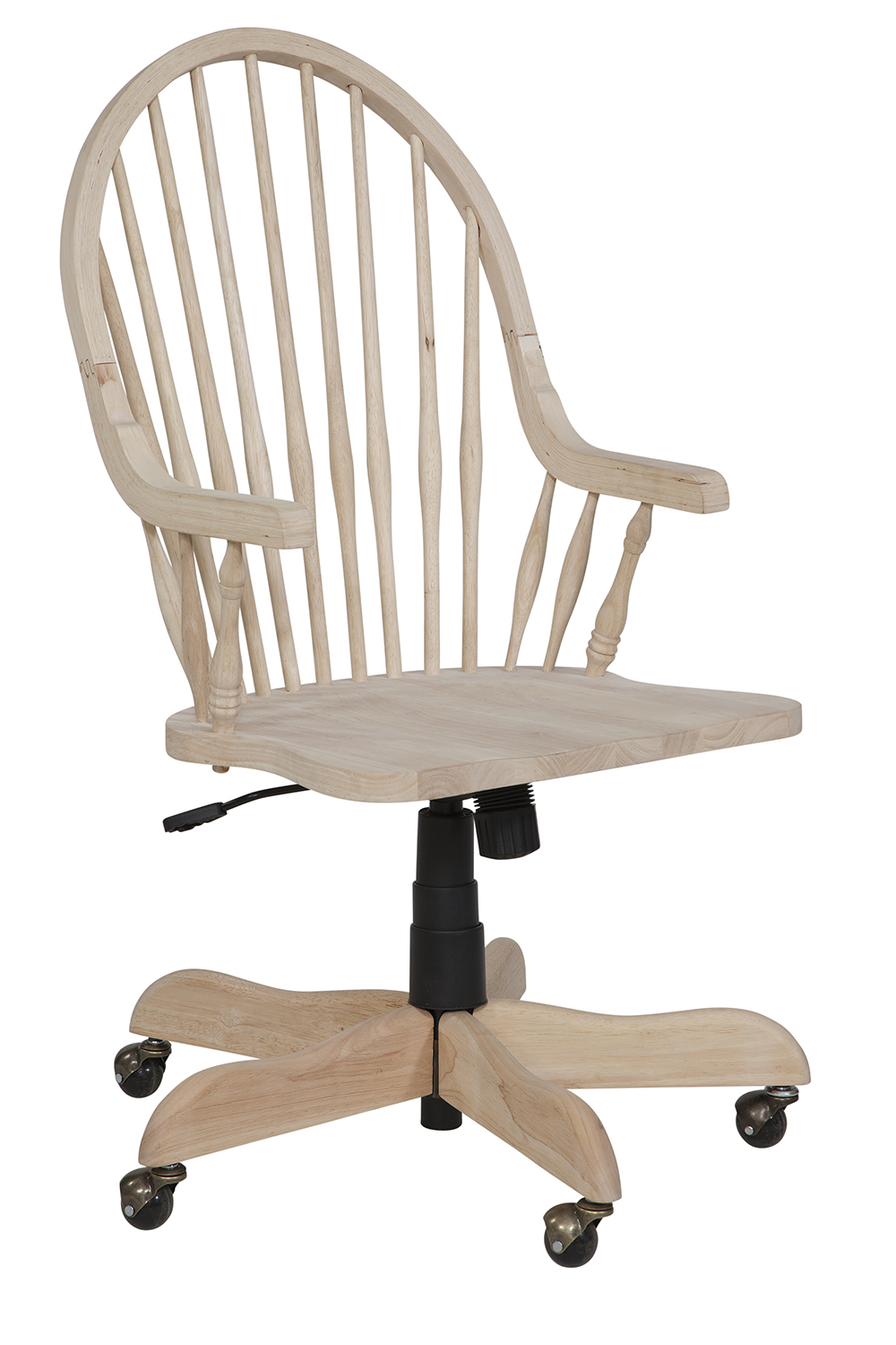 Tall Windsor Arm Desk Chair