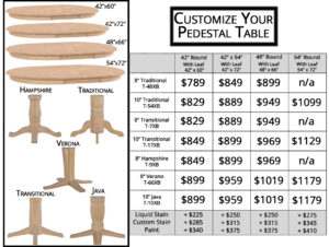 42" Extension Table [60"]