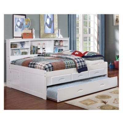 kid bed with trundle