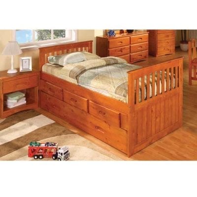 twin bed with trundle