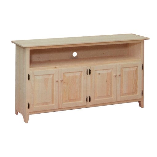 Amish 60" Media Console Wood You Furniture of Gainesville, Inc