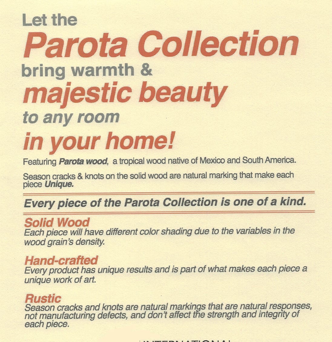 Parota Collection