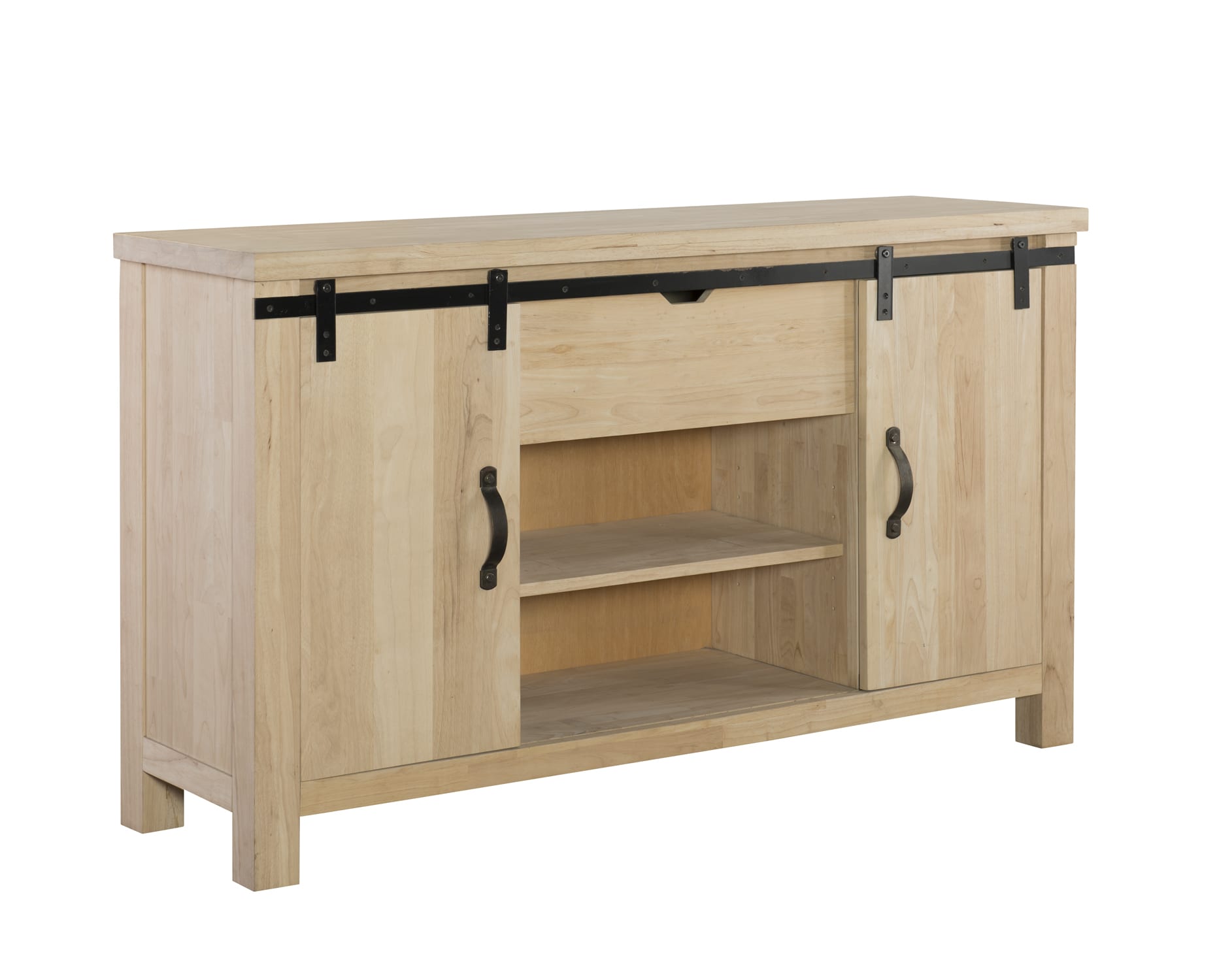 Console Table with barndoors