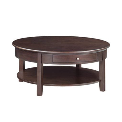 McKenzie Round Coffee Table Wood You Furniture of Gainesville, Inc