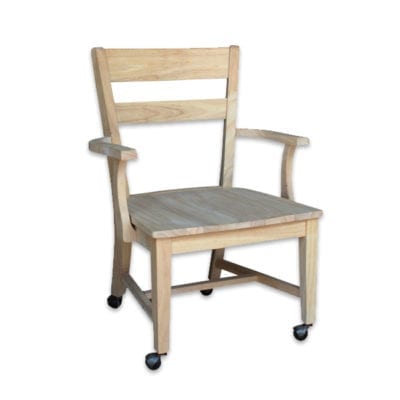 rolling dining chair