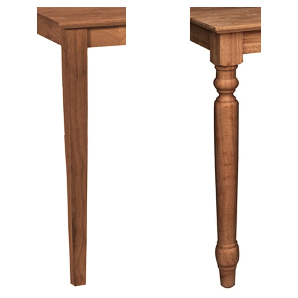 table leg details