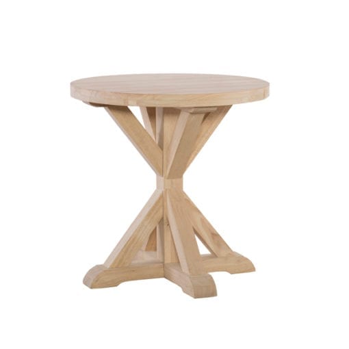 Sierra Round Side Table Wood You Furniture of Gainesville, Inc