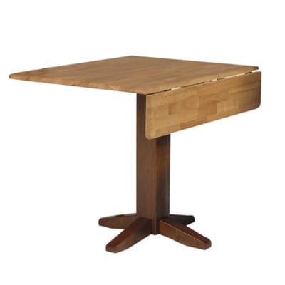 dining table with folding sides