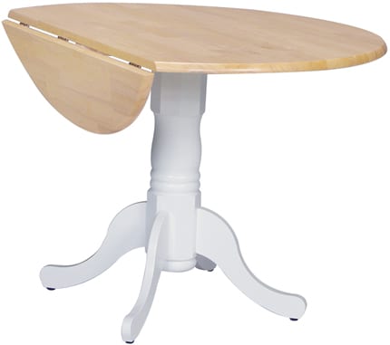 dining table with folding sides
