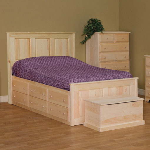 Mill Creek Storage Bed Wood You Furniture of Gainesville, Inc