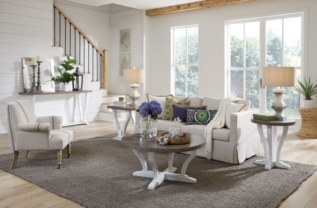 La Casa Round Side Table Wood You Furniture of Gainesville, Inc