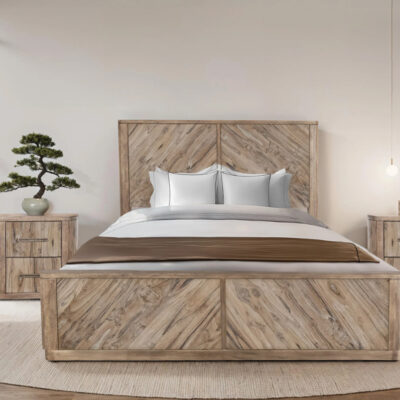 Balam Bedroom Collection / Ivory White
