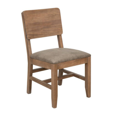 Natural Parota Upholstered Chair