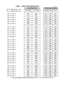 -B- Lizzie Bookcases