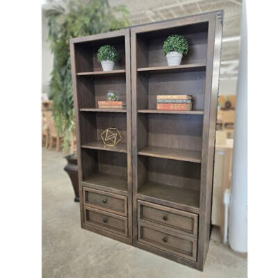 Custom Bookcases with Drws