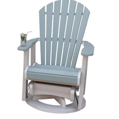Poly Adirondack Swivel Glider