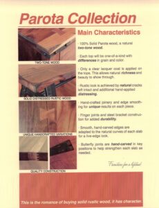 Parota Open Bookcase