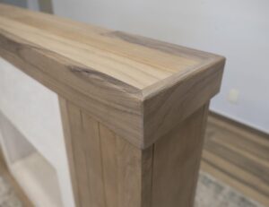 Parota Fireplace Console