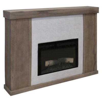 Parota Fireplace Console