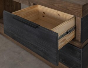 Tuxedo Fireplace Console