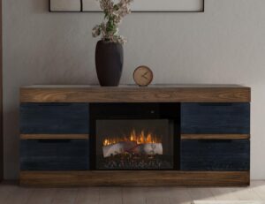 Tuxedo Fireplace Console