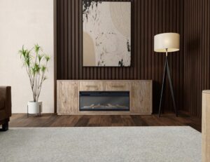 Balam Fireplace Console [80"]