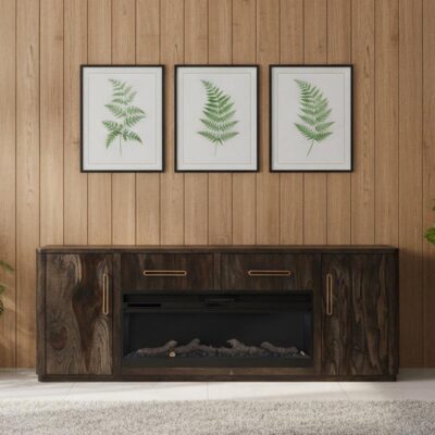 Balam Fireplace Console [80"]