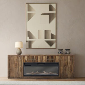 Balam Fireplace Console [80"]