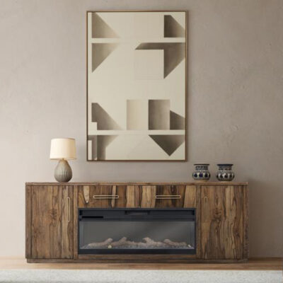 Balam Fireplace Console [80"]
