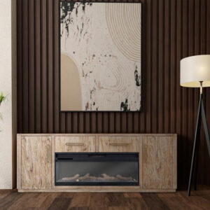 Balam Fireplace Console [80"]