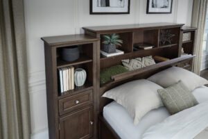 McKenzie Bookcase Platform Bed Frame