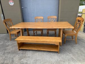 Live Edge Dining Set