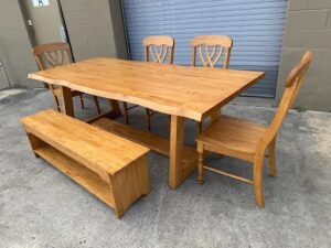 Live Edge Dining Set