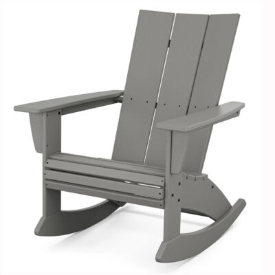 Modern Curveback Adirondack Rocking Chair