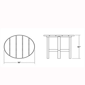 Round 18" Side Table