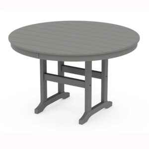 48" Round Farmhouse Dining Table