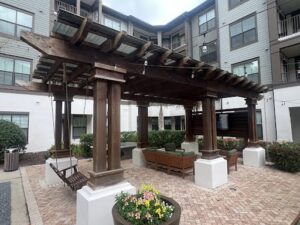 B.  Roofed Pergola