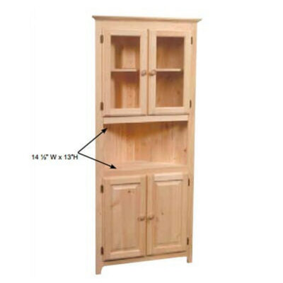 Fletcher Corner Cabinet [4 Dr]